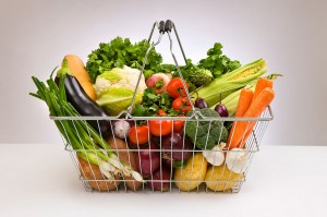 Shopping-basket-filled-with-fresh-vegetables