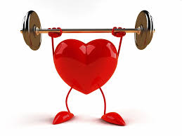 Heart lifting weights