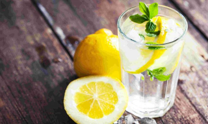 Water with lemon